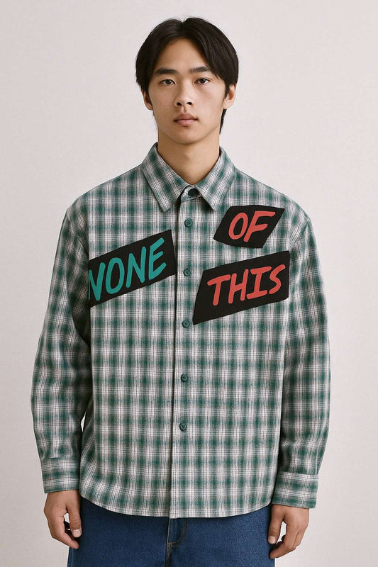 NONE OF THIS Plaid Shirt